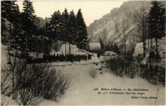 Ballon D'Alsace - Un detachment du 35me d'Infanterie
