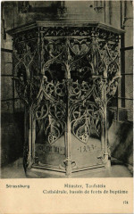 Strassburg - Munster - Taufstein