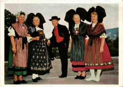 Volkstrachten aus dem Elsass - Folklore - Types