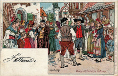 Usages & Costumes d'Alsace - Folklore - Types