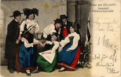 Souvenir d'Alsace-Lorraine - Folklore - Types