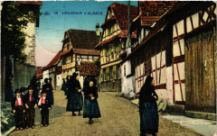 Souvenir d'Alsace - Folklore - Types
