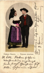 Paysans Alsaciens - Elsasser Bauern - Folklore - Types