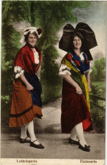 Lothringerin - Elsasserin - Folklore - Types