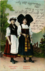 Lorraine - Alsacienne - Lothringerin - Elsasserin - Folklore