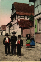 Gruss aus dem Elsass - Folklore - Types à Russ