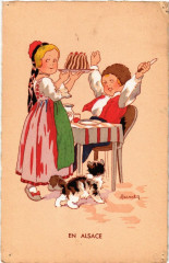 En Alsace - Folklore - Types -
													67 Bas Rhin
												