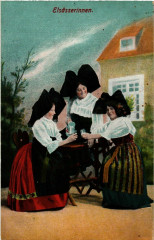 Elsasserinnen - Alsaciennes - Folklore - Types