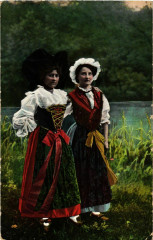 Elsasserin - Lothringerin - Folklore - Types