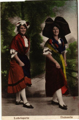 Elsasserin - Lothringerin - Folklore - Types