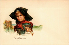 Elsasserin - Litho - Folklore - Type