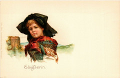 Elsasserin - Litho - Folklore - Type
