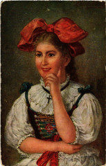 Elsasserin - Alsacienne - Folklore - Type