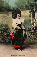 Elsasserin - Alsacienne - Folklore - Type