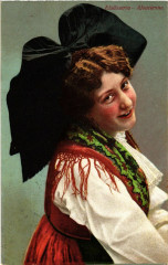 Elsasserin - Alsacienne - Folklore - Type