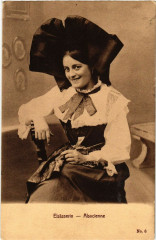 Elsasserin - Alsacienne - Folklore - Type
