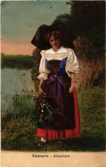 Elsasserin - Alsacienne - Folklore - Type