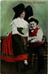 Elsasser und Elsasserin - Folklore - Types