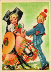 Elsasser Trachten - Costumes Alsaciens - Types - Folklore