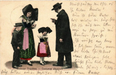 Elsasser Trachten - Costumes Alsaciens - Types - Folklore -
													67 Bas Rhin
												