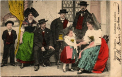 Elsasser Trachten - Costumes Alsaciens - Folklore - Types