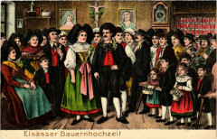 Elsasser Bauernhochzeit - Folklore - Types
