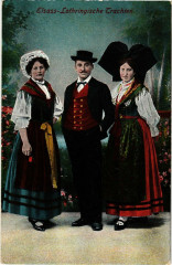 Elsass-Lothringische Trachten - Folklore - Types