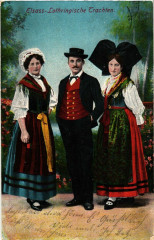 Elsass-Lothringische Trachten - Folklore - Types