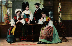 Elsass-Lothringische Trachten - Folklore - Types