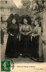 Dans un Village d'Alsace - Folklore - Types