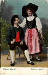Costume Alsacien - Elsasser Tracht - Folklore - Types