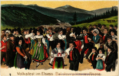Bal Champetre en Alsace - Volkfest im Elsass - Folklore - Types -
													67 Bas Rhin
												