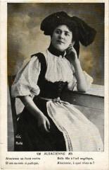 Alsacienne - Elsasserin - Folklore - Type