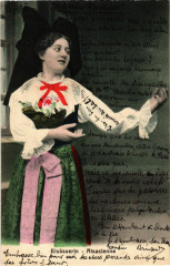 Alsacienne - Elsasserin - Folklore - Type