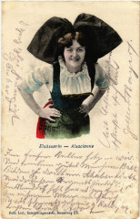 Alsacienne - Elsasserin - Folklore - Type