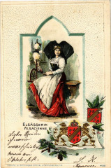 Alsacienne - Elsasserin - Crete - Folklore - Type