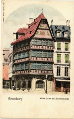 Strassburg - Altes Haus am Munsterplatz
