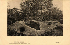 Mont Sainte-Odile - Roches a cuvettes au plateau des fées -
													67 Bas Rhin
												