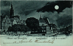Gruss aus Strassburg Quai de la douane à Russ