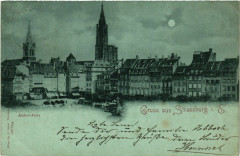 Gruss aus Strassburg Place Kleber -
																					67130 Russ
																			
