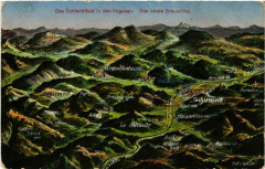 Das Schlachtfeld in den Vogesen