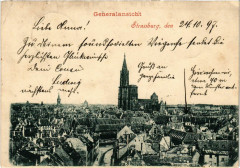 Strassburg Generalansicht