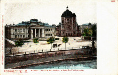 Strassburg Kaiserl.Landes&Amtsgericht&Jung Saint-Petrikirche