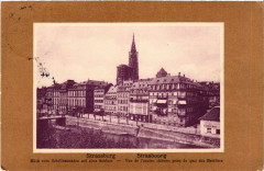 Strassburg Vue de l'ancien chateau prise du quai