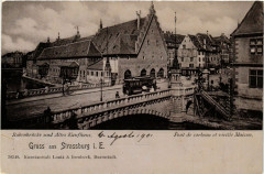 Gruss aus Strassburg Pont de corbeau et vieille Maison à Russ