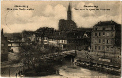 Strassburg Vue prise du Quai des Pecheurs