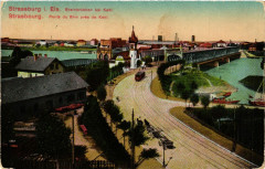Strassburg Ponts du Thin pres de Kehl -
													67 Bas Rhin
												