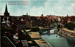 Strassburg Quai des Bateliers