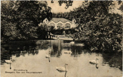 Strassburg Orangerie See und Hauptrestaurant