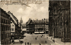 Strassburg Place de la Cathedrale